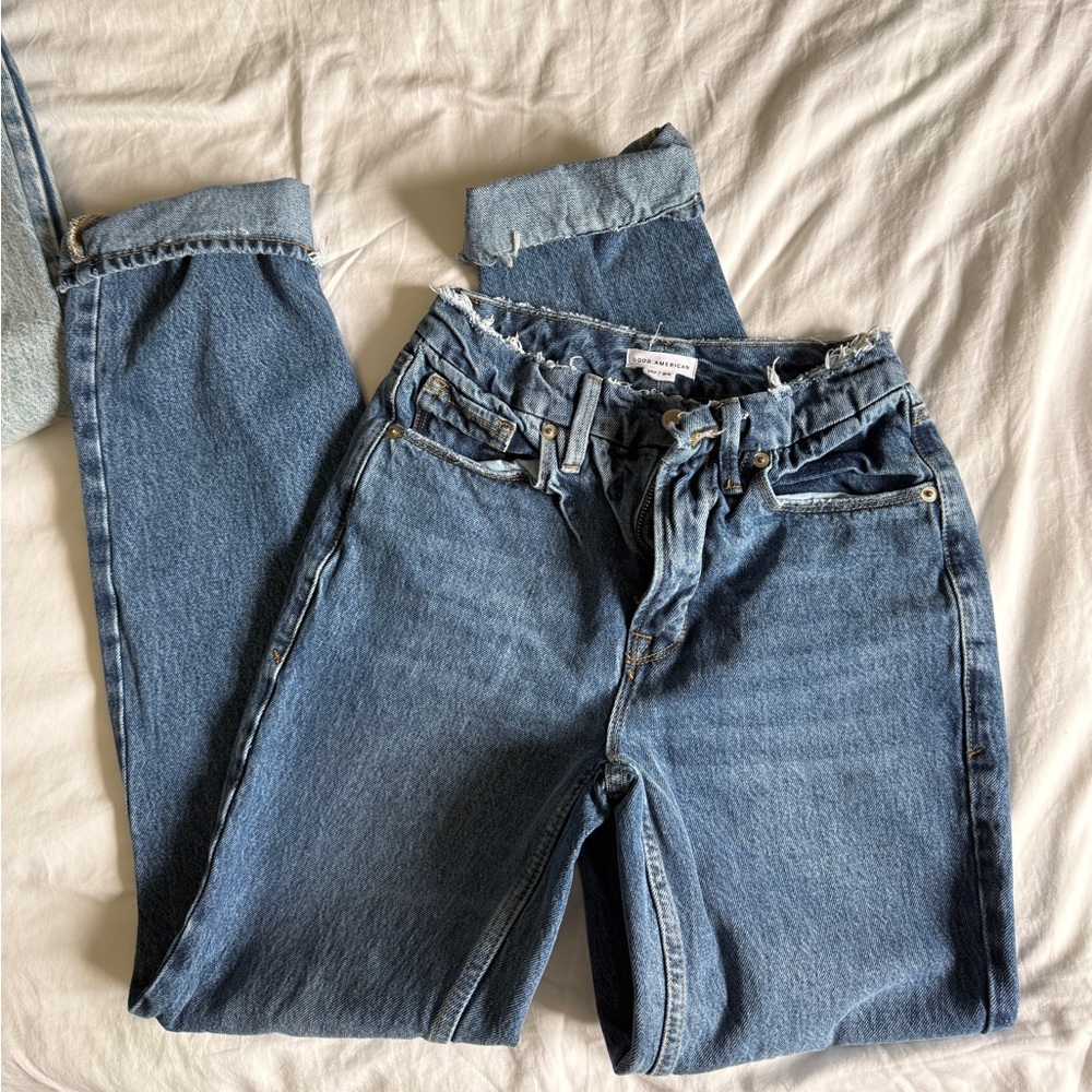 Good American 00 Blue Denim Jeans